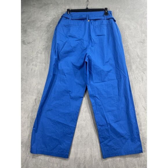 Anthropologie Antik Batik Ketty Belted Trousers Size Small Blue - Picture 6 of 12